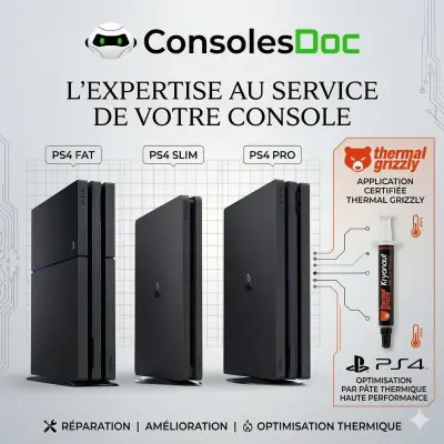 PlayStation 4, Nettoyage et changement Pâte Thermique, Thermal Grizzly