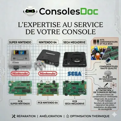 Nettoyage et entretien Consoles Rétro